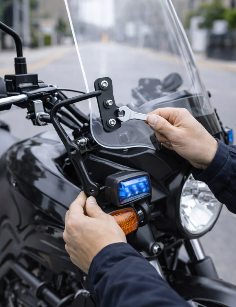 Soporte de Parabrisa LAC Derecho