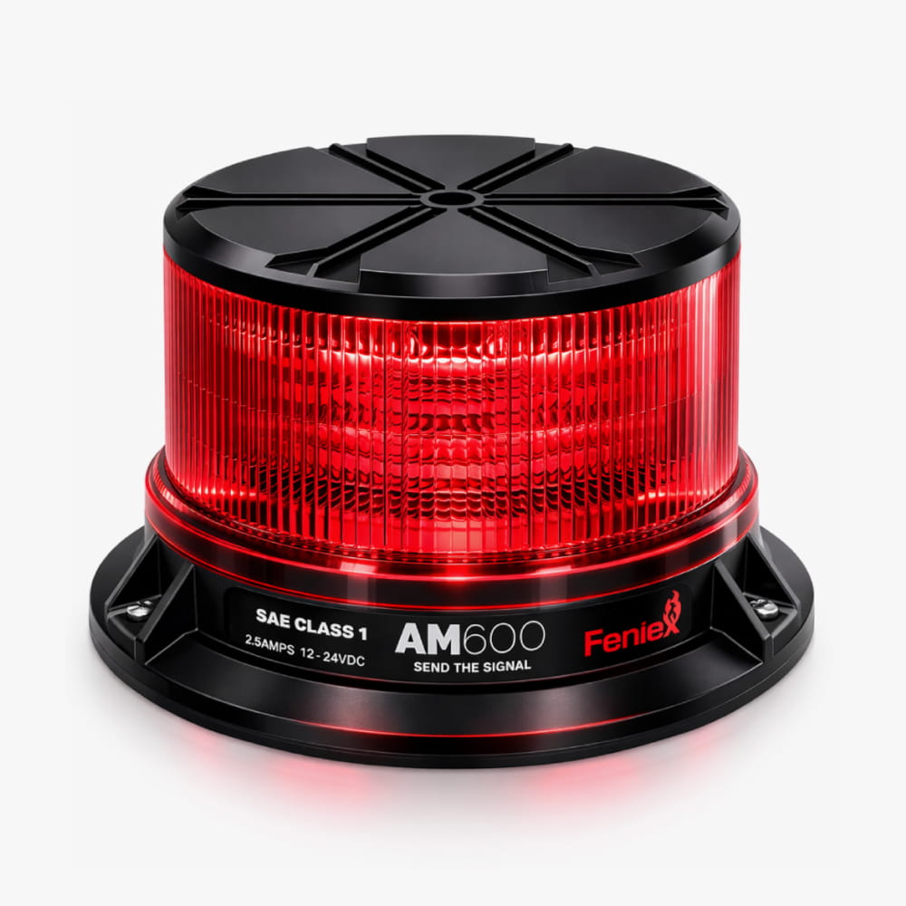 Faro AM600 color Rojo